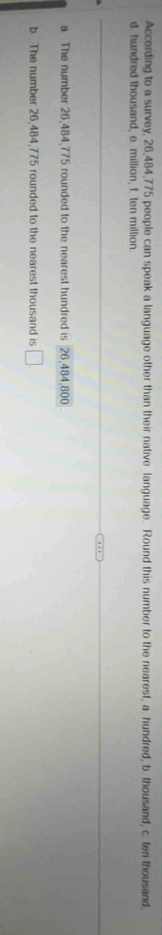 according to a survey, 26,484,775 people can speak a language other tha…