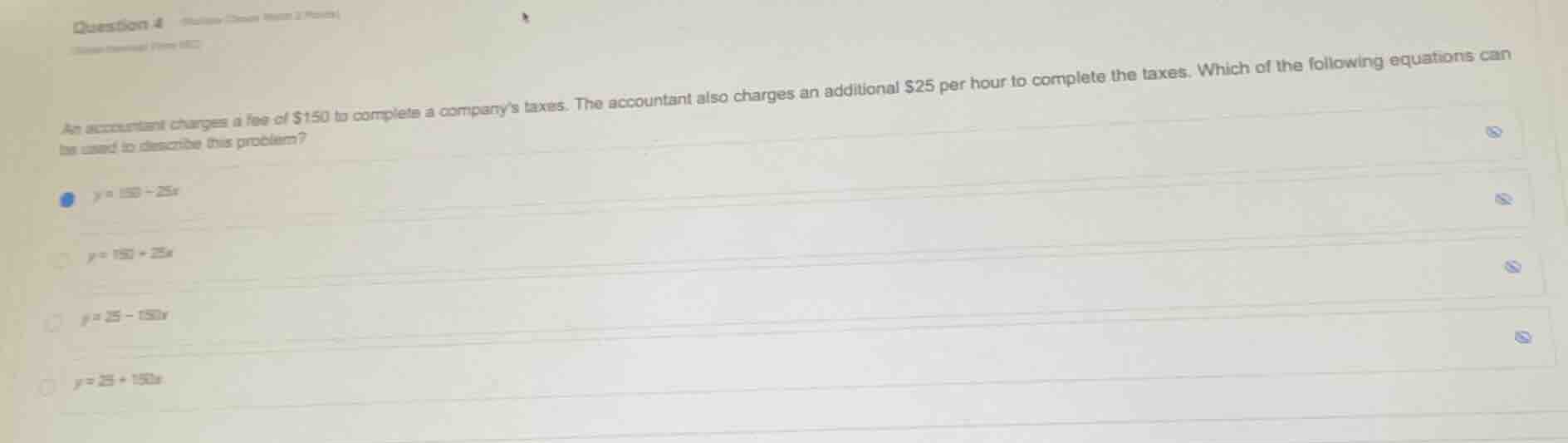 question 4 (multiple choice worth 2 points) (00:00 - 00:52) an accounta…