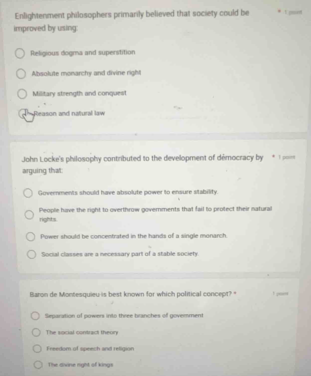 enlightenment philosophers primarily believed that society could be imp…