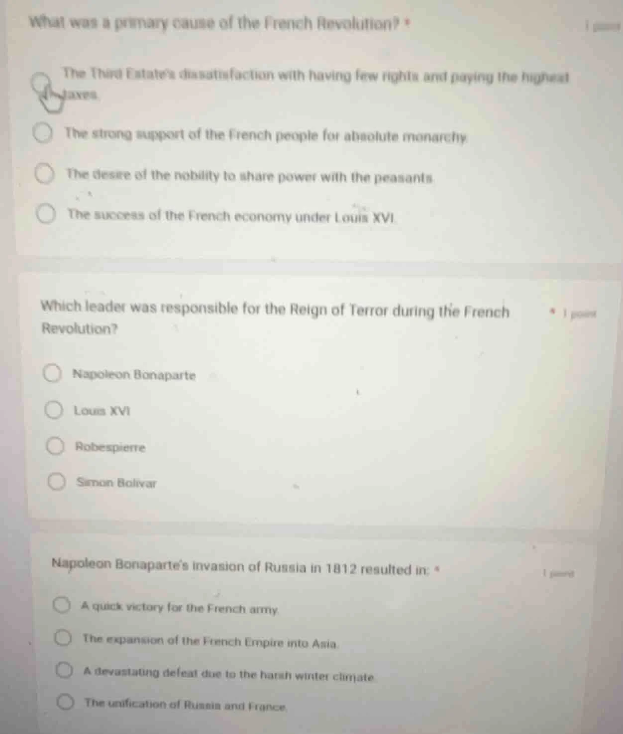 what was a primary cause of the french revolution? the third estates di…