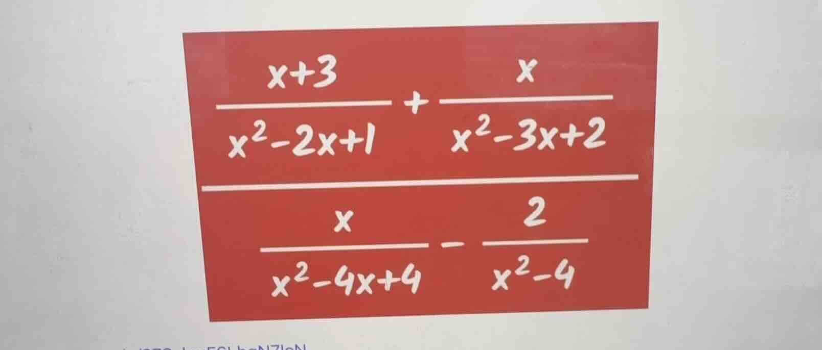 simplify the following rational expressions: \\(\\frac{x + 3}{x^2 - 2x …