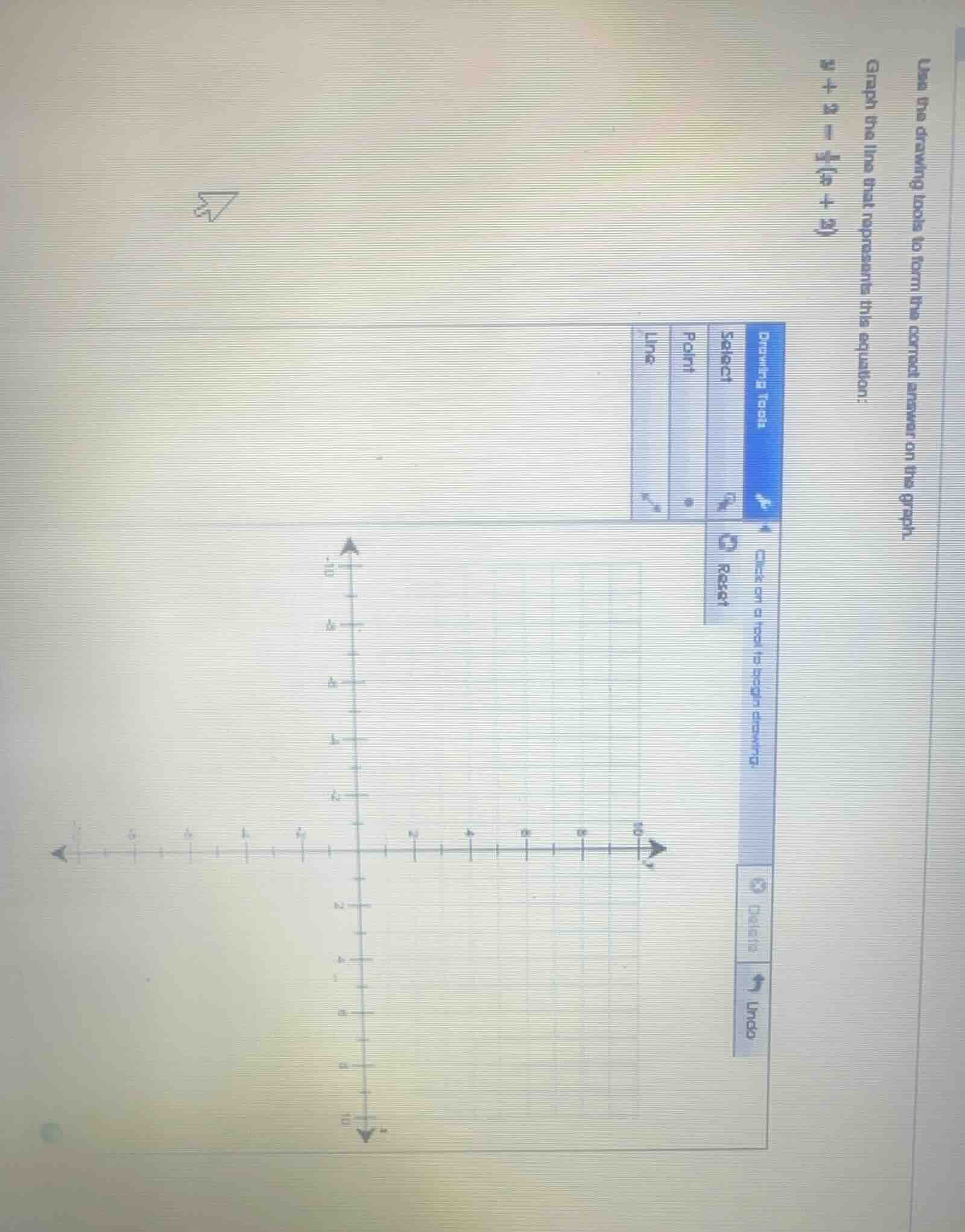 use the drawing tools to form the correct answer on the graph. graph th…