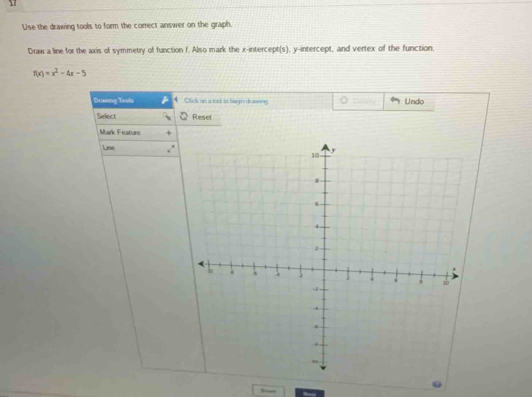 17 use the drawing tools to form the correct answer on the graph. draw …