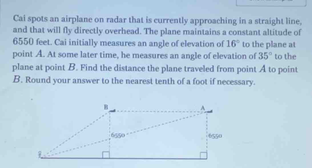 cai spots an airplane on radar that is currently approaching in a strai…