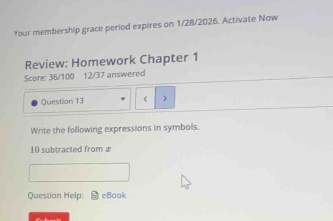 your membership grace period expires on 1/28/2026. activate now review:…