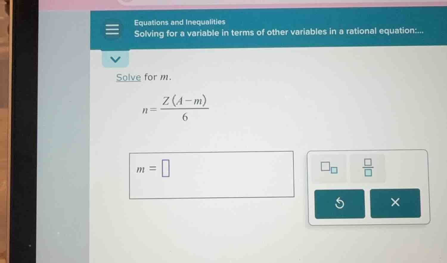 equations and inequalities solving for a variable in terms of other var…