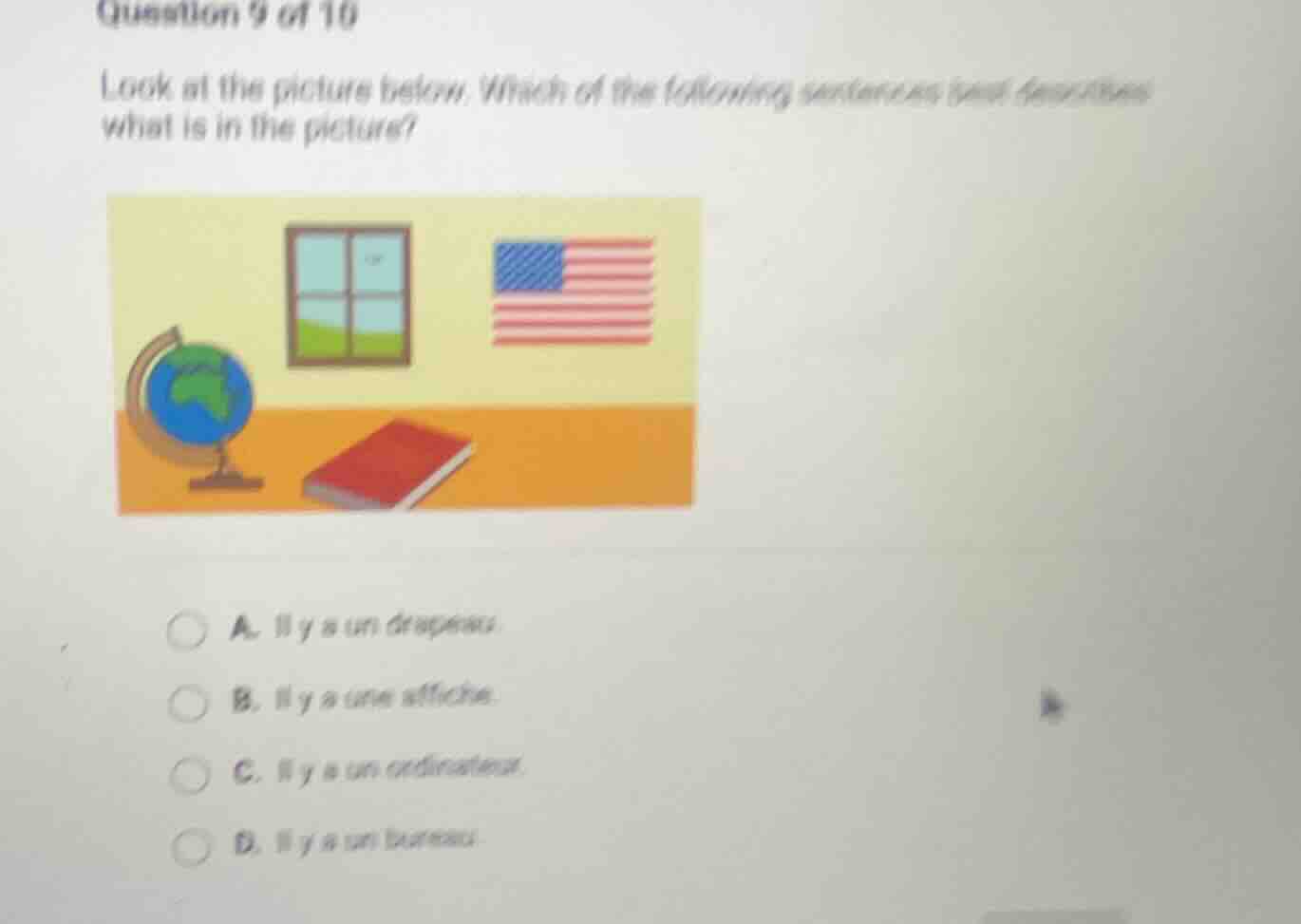 question 9 of 10 look at the picture below. which of the following sent…