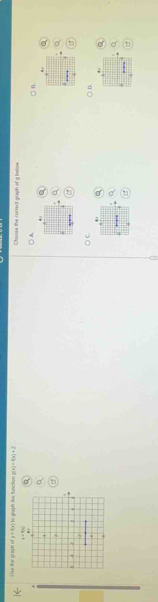 use the graph of ( y = f(x) ) to graph the function ( g(x) = f(x) + 2 )…