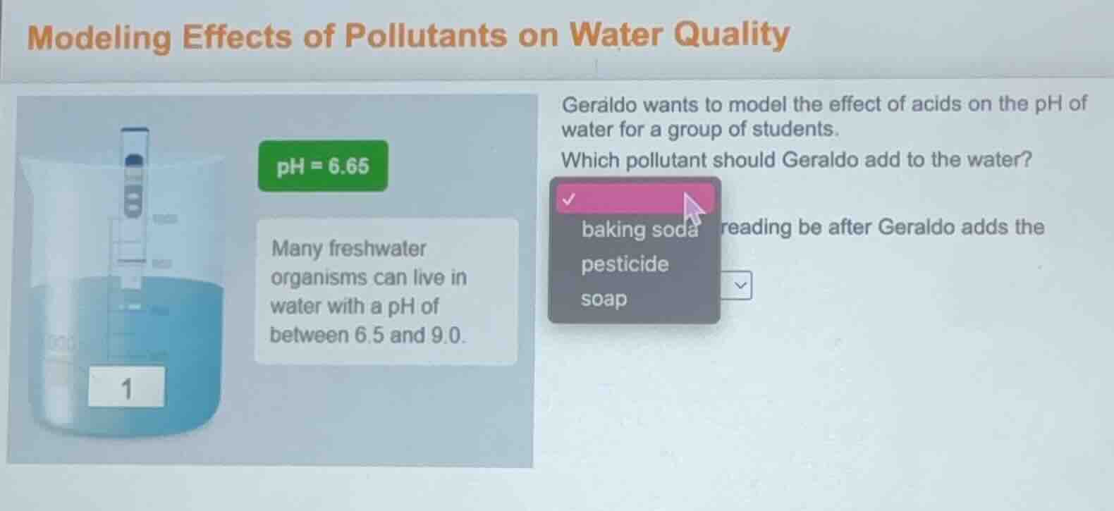 modeling effects of pollutants on water quality many freshwater organis…