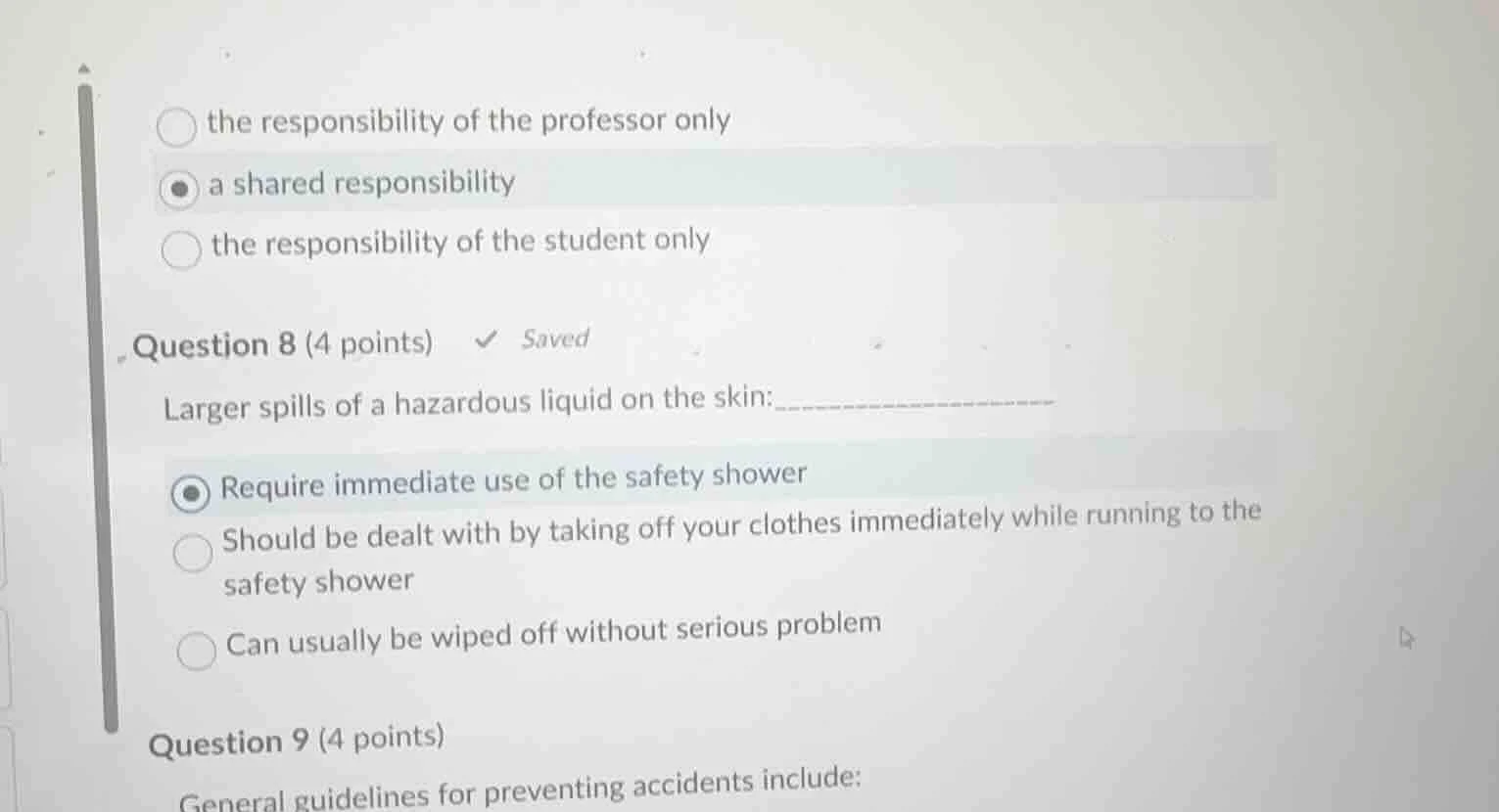 the responsibility of the professor only a shared responsibility the re…