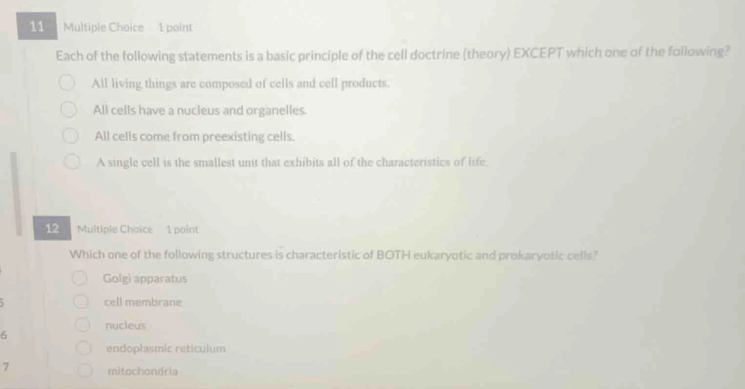 11 multiple choice 1 point each of the following statements is a basic …