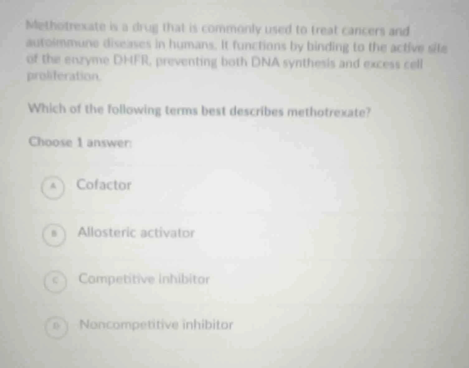methotrexate is a drug that is commonly used to treat cancers and autoi…