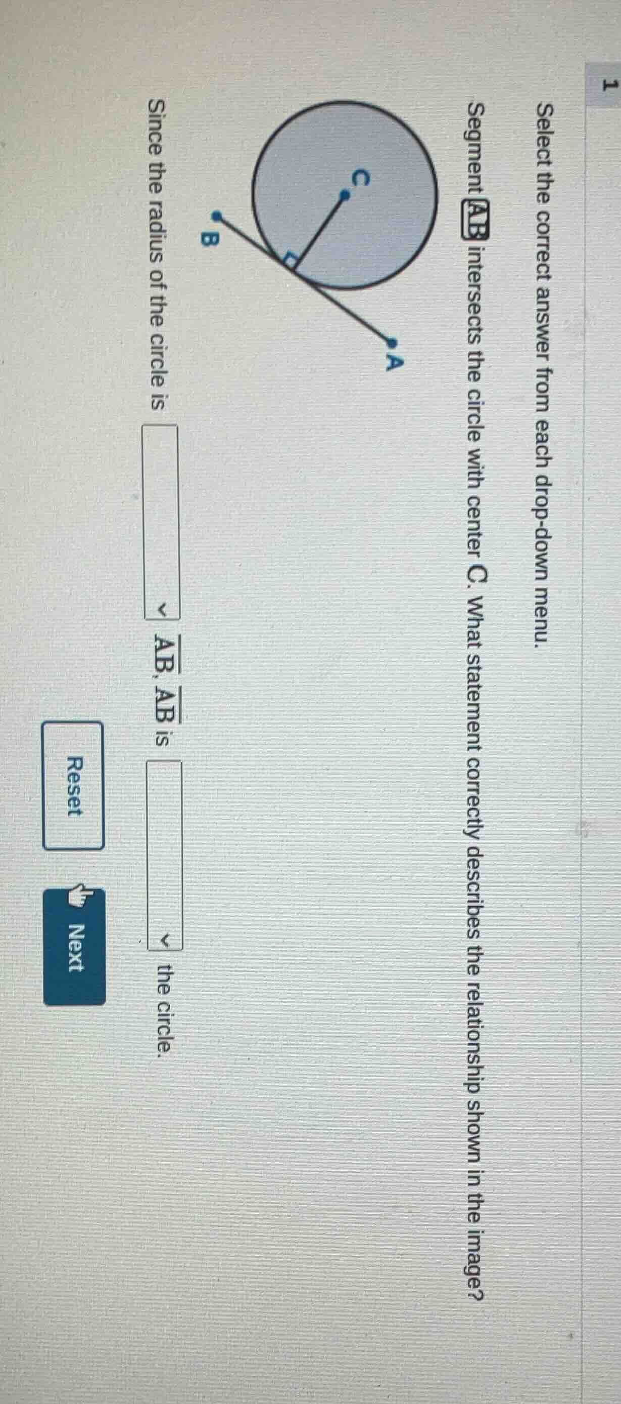 select the correct answer from each drop - down menu. segment \\(\\over…