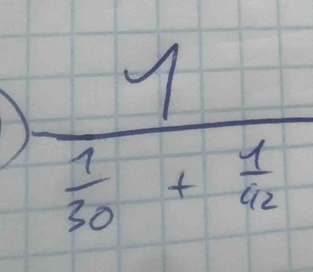 1 divided by (1/30 + 1/92)