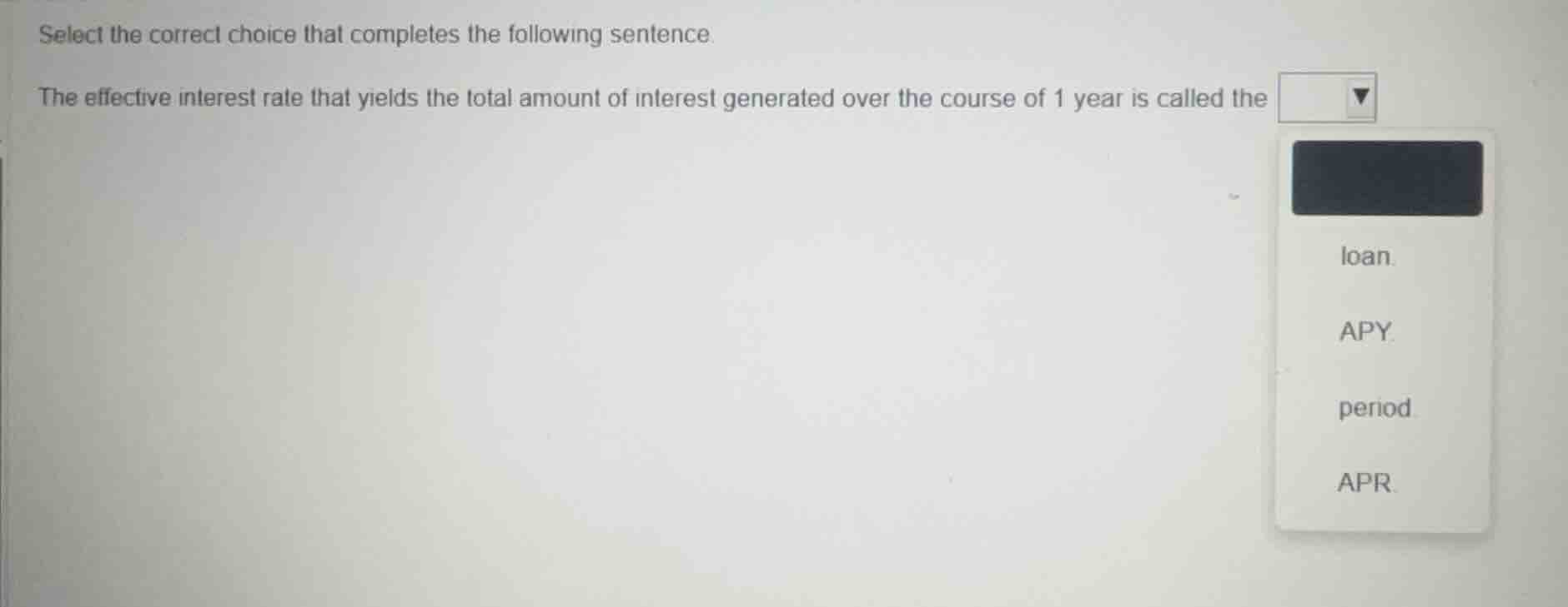 select the correct choice that completes the following sentence. the ef…