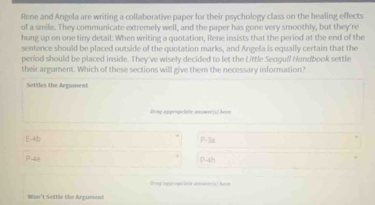 rene and angela are writing a collaborative paper for their psychology …