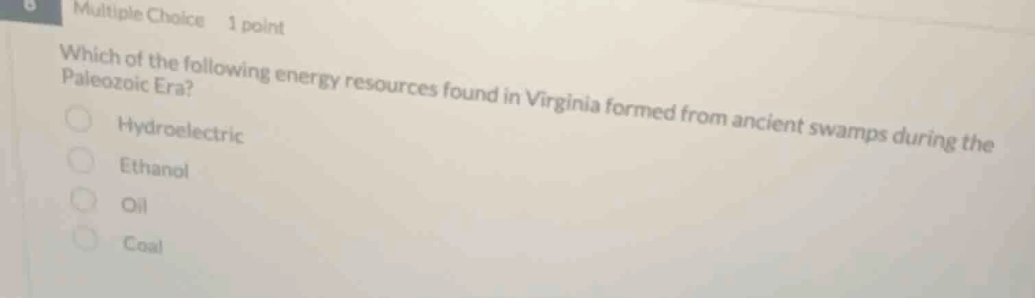 multiple choice 1 point which of the following energy resources found i…