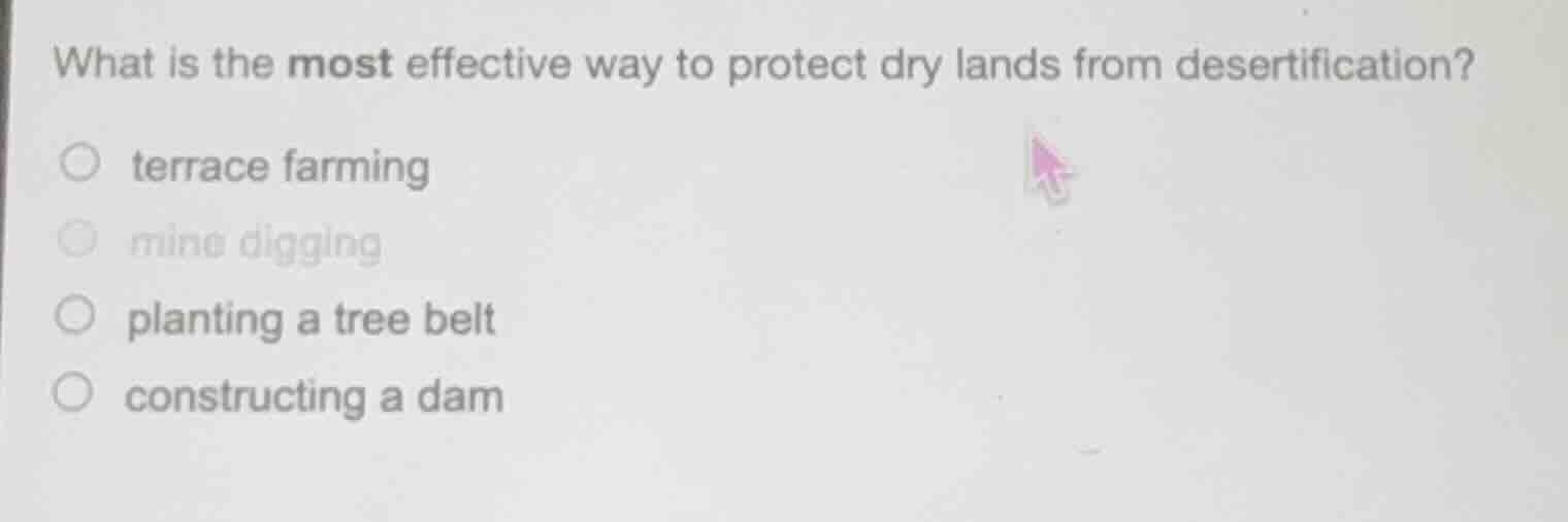 what is the most effective way to protect dry lands from desertificatio…