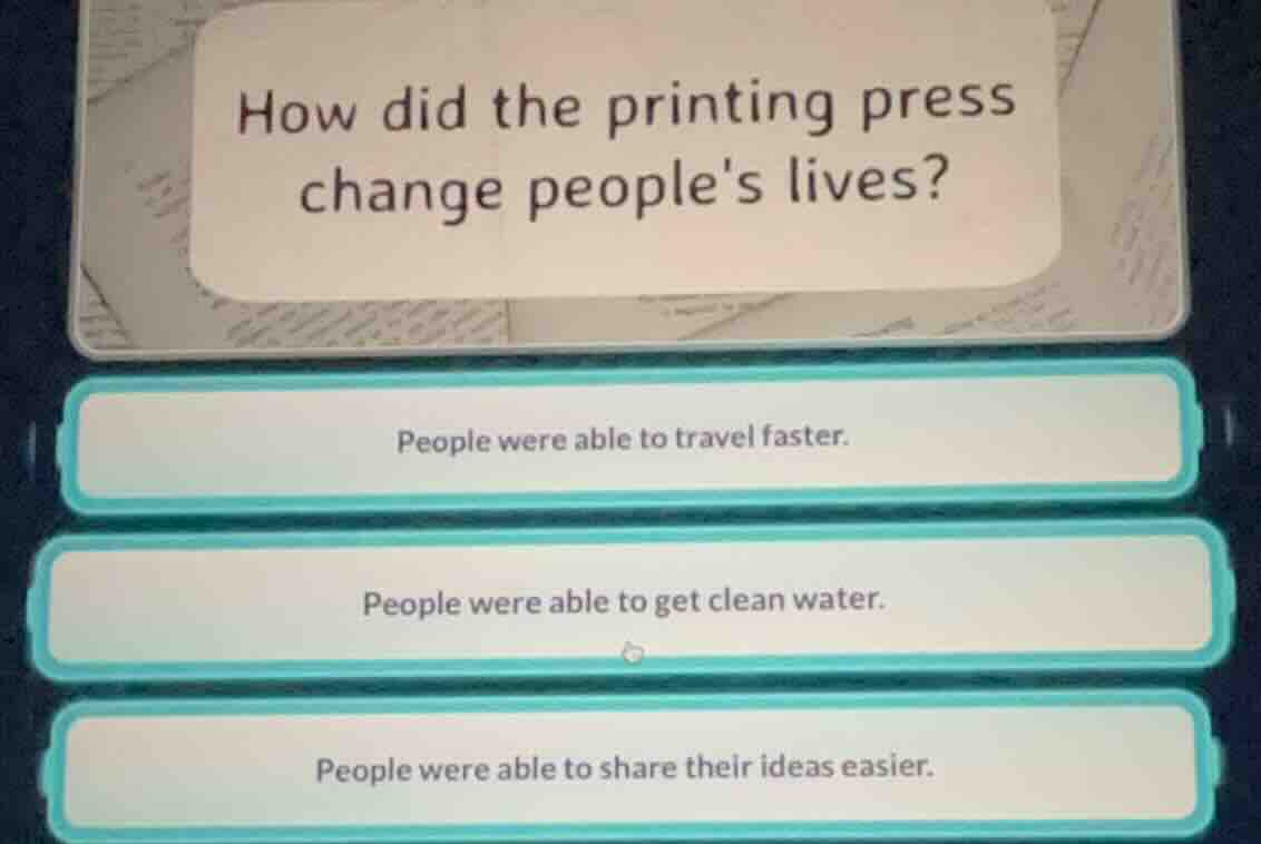 how did the printing press change peoples lives? people were able to tr…