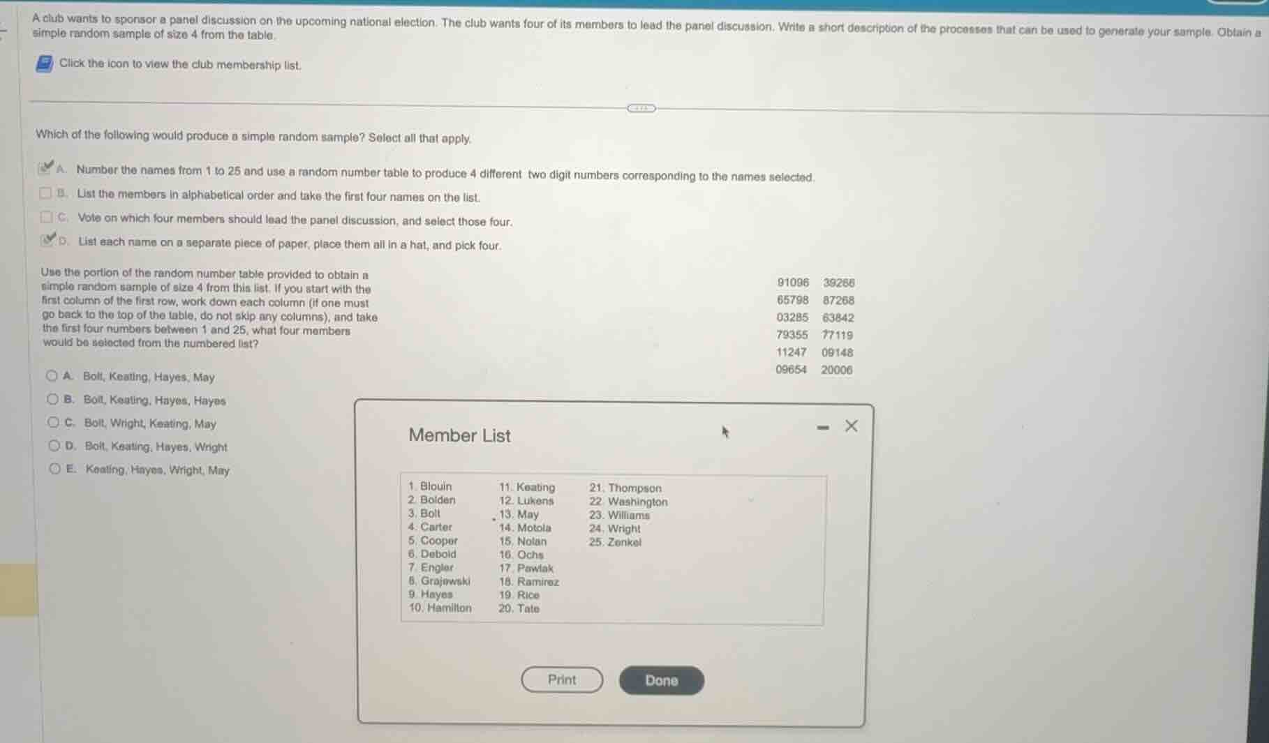 a club wants to sponsor a panel discussion on the upcoming national ele…