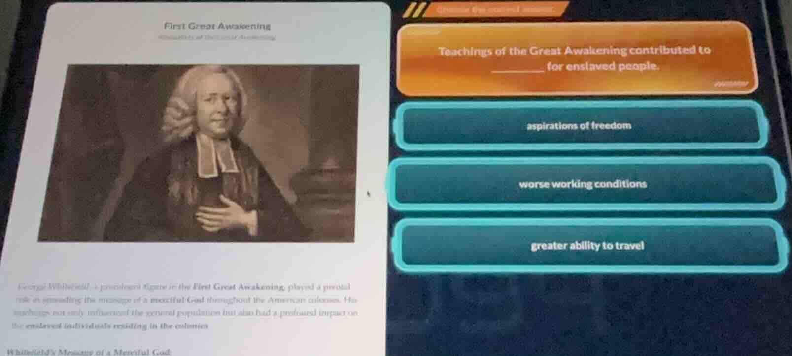 first great awakening george whitefield, a prominent figure in the firs…