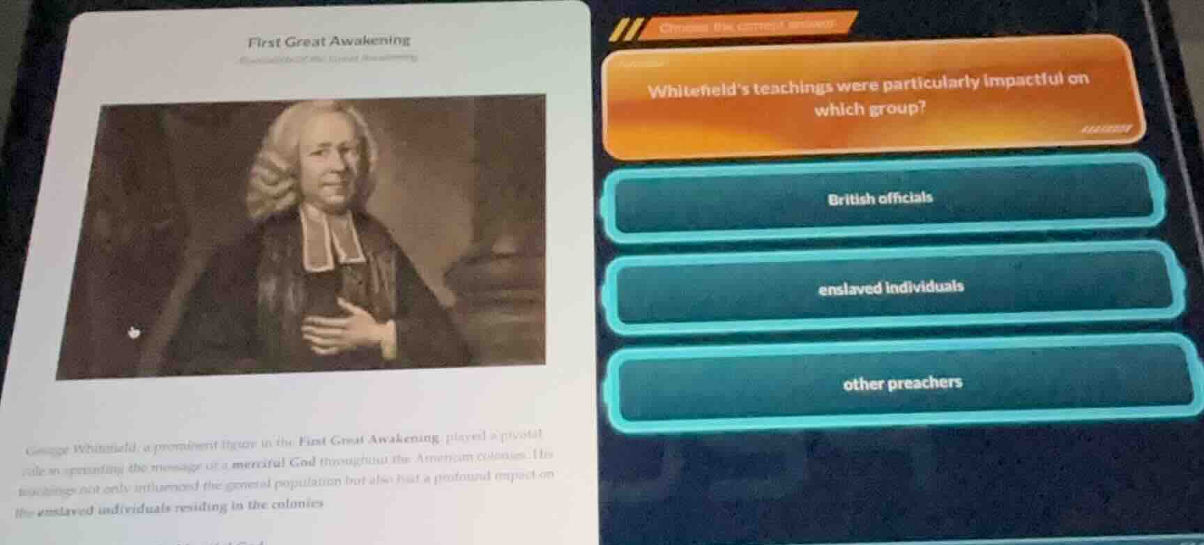 first great awakening george whitefield, a prominent figure in the firs…