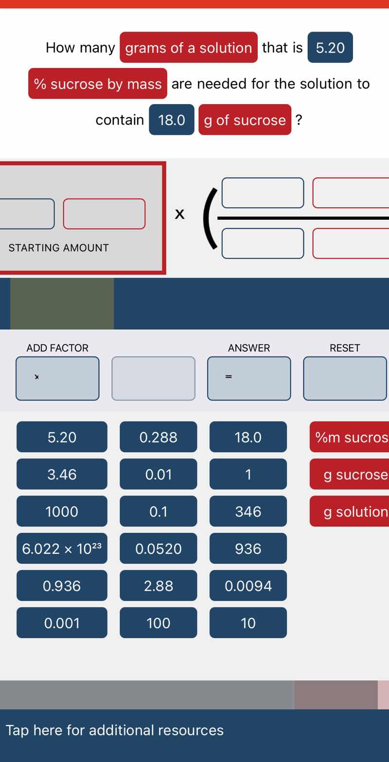 how many grams of a solution that is 5.20 % sucrose by mass are needed …