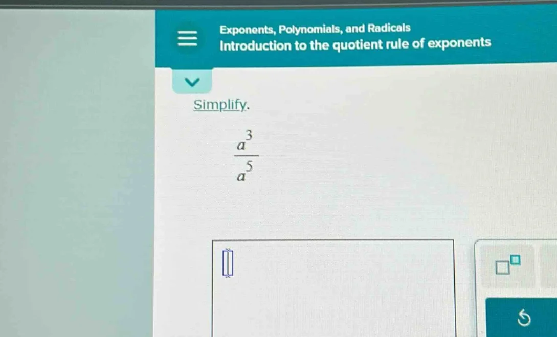 exponents, polynomials, and radicals introduction to the quotient rule …