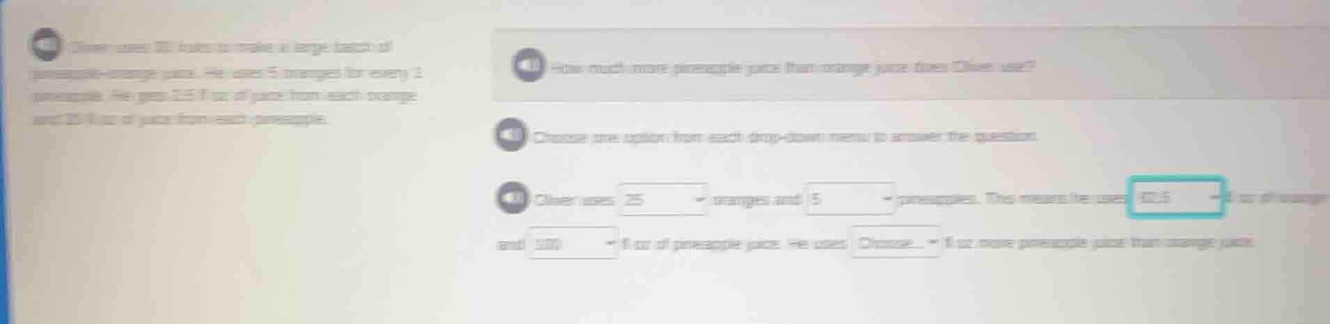 clover uses 30 fruits to make a large batch of pineapple - orange juice…