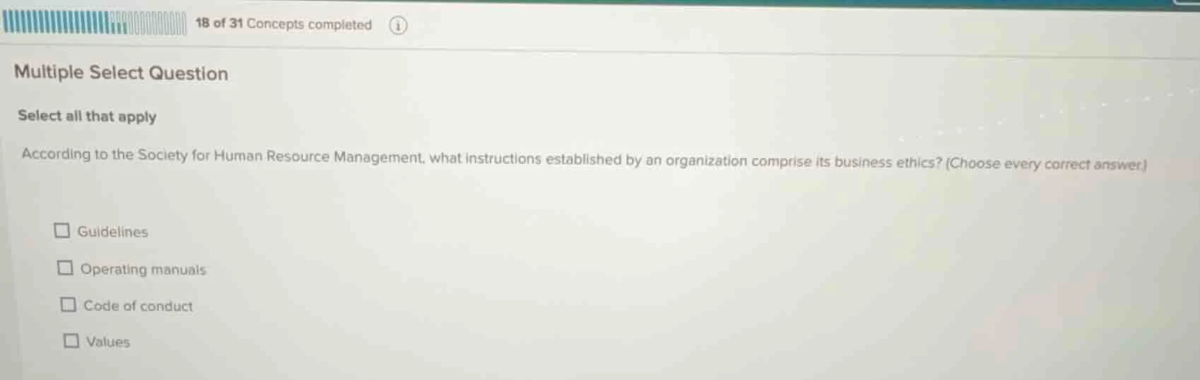 multiple select question select all that apply according to the society…