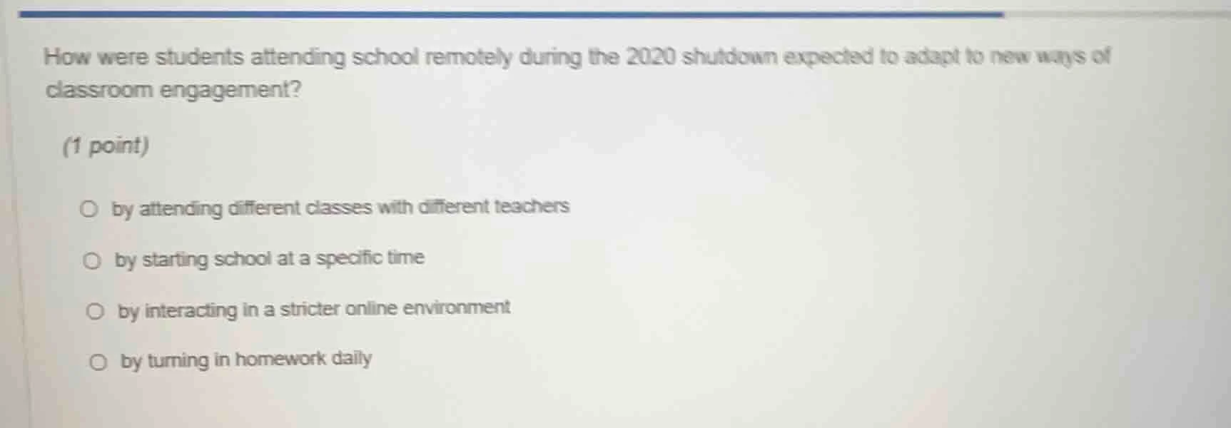 how were students attending school remotely during the 2020 shutdown ex…