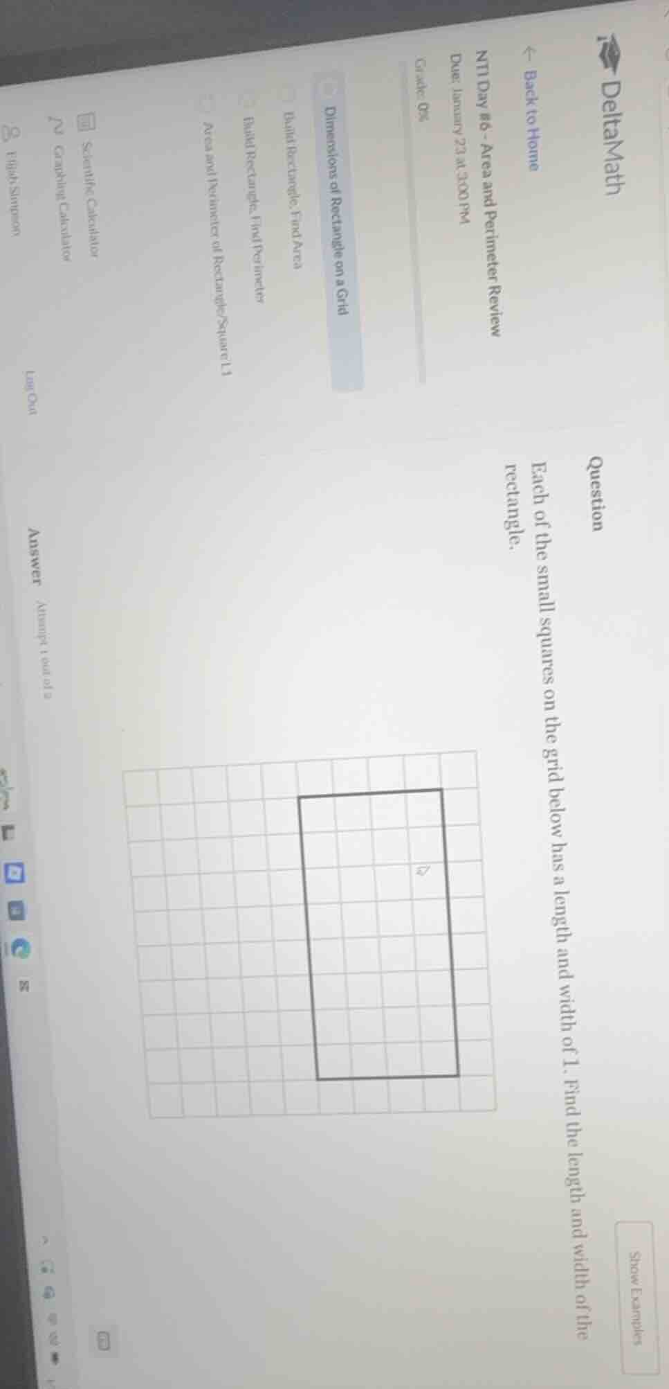 deltamath ← back to home nti day #6 - area and perimeter review due: ja…