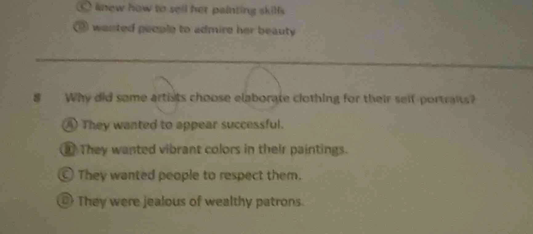 8 why did some artists choose elaborate clothing for their self - portr…
