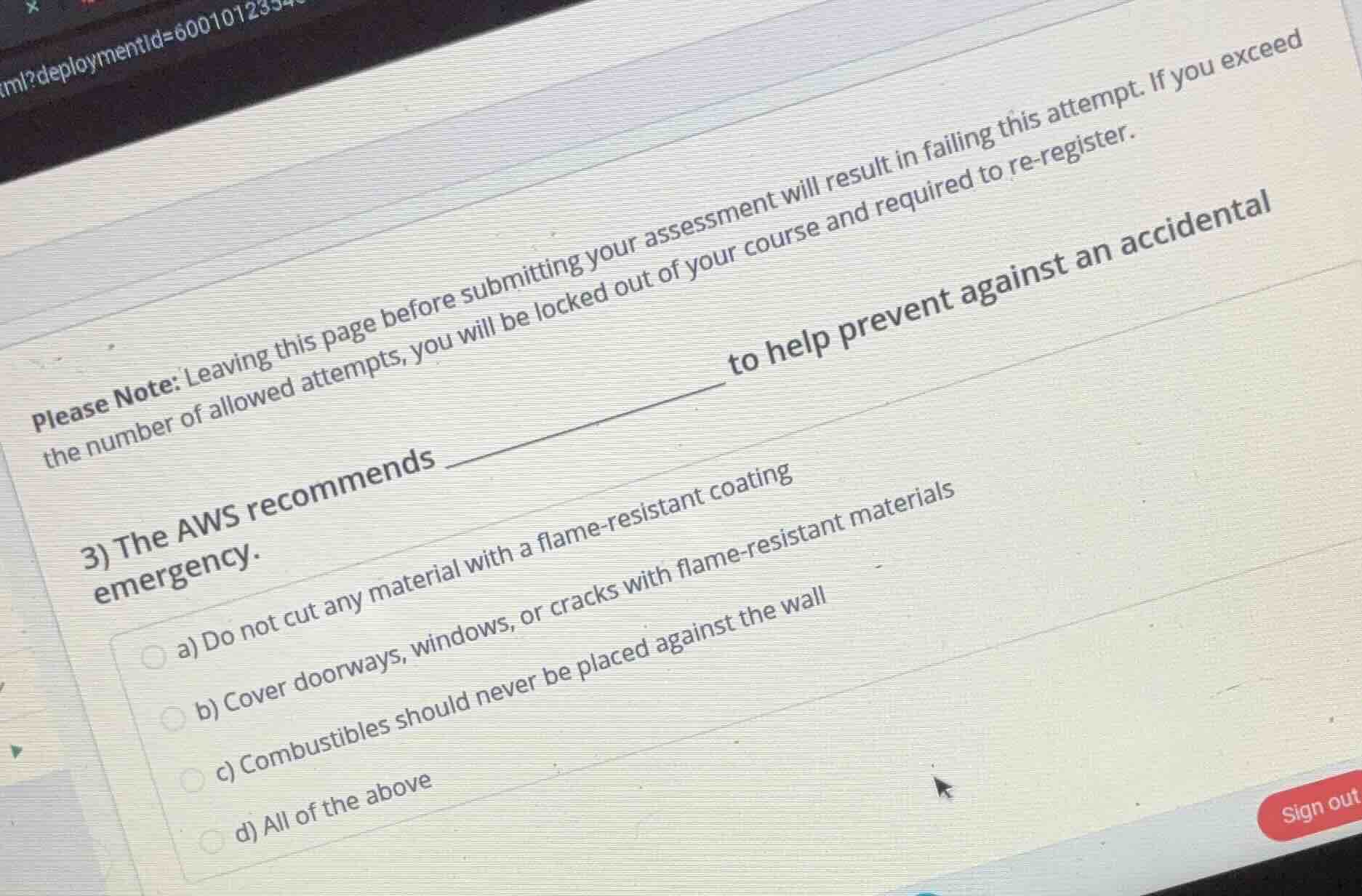 please note: leaving this page before submitting your assessment will r…