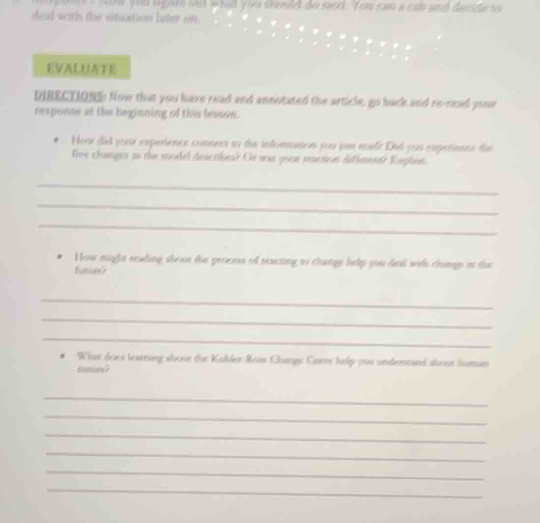 evaluate directions: now that you have read and annotated the article, …