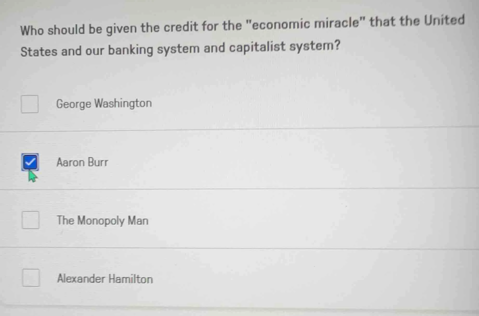 who should be given the credit for the \economic miracle\ that the unit…
