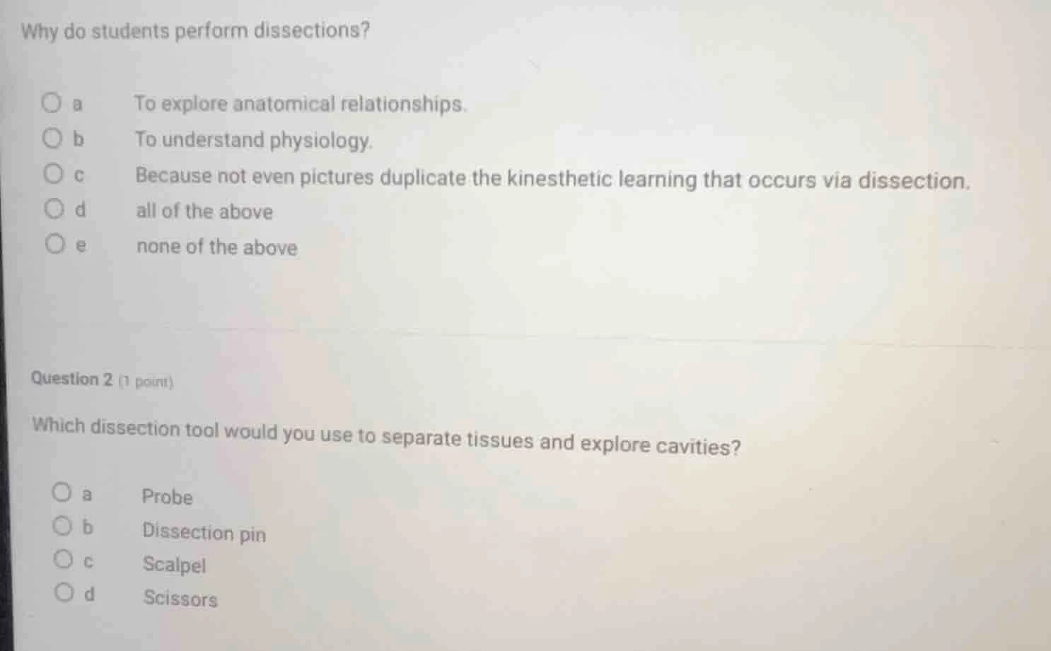 why do students perform dissections? a to explore anatomical relationsh…