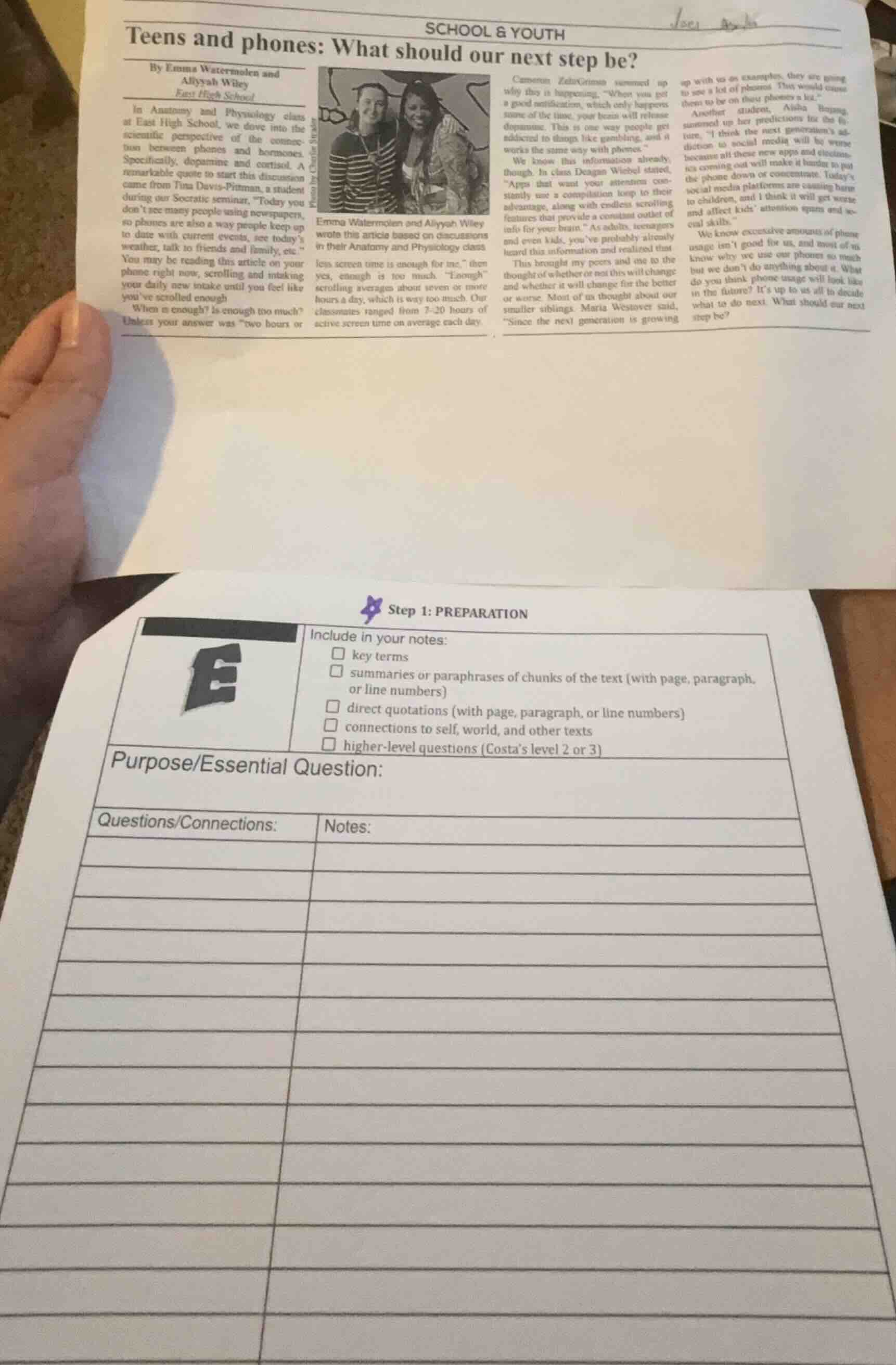 school & youth teens and phones: what should our next step be? by emma …