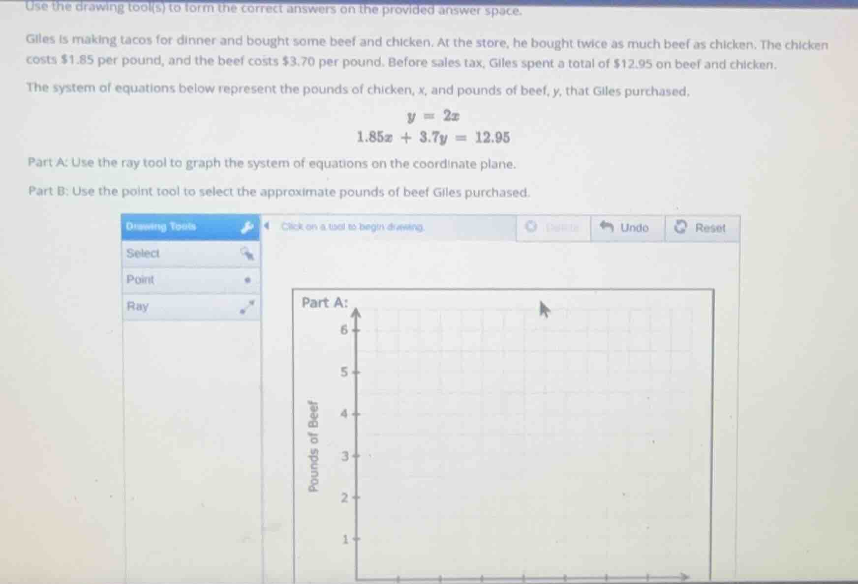 use the drawing tool(s) to form the correct answers on the provided ans…