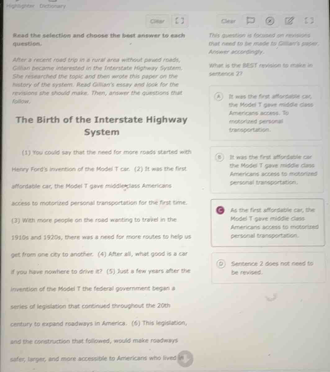 read the selection and choose the best answer to each question. after a…