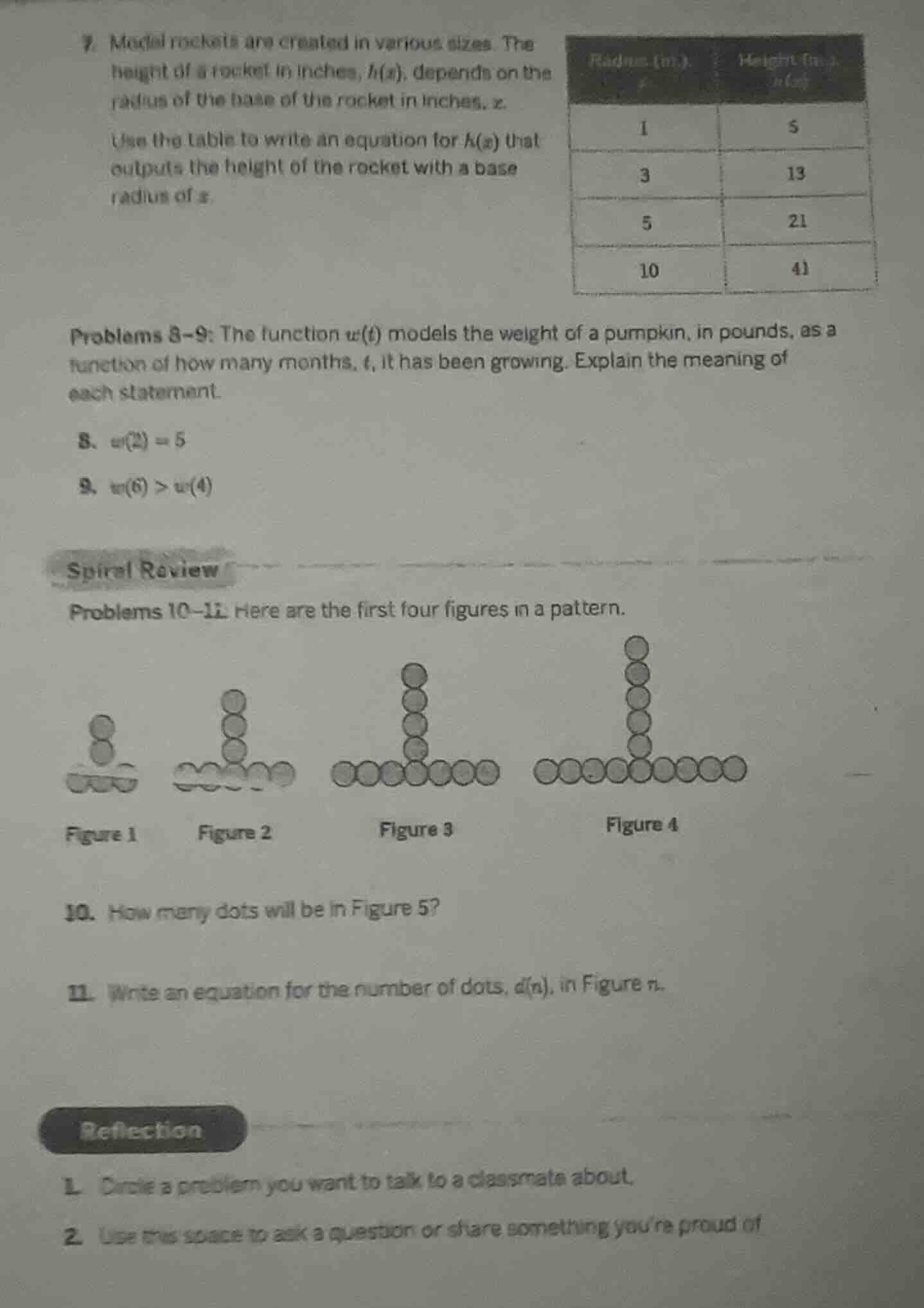 7. model rockets are created in various sizes. the height of a rocket i…