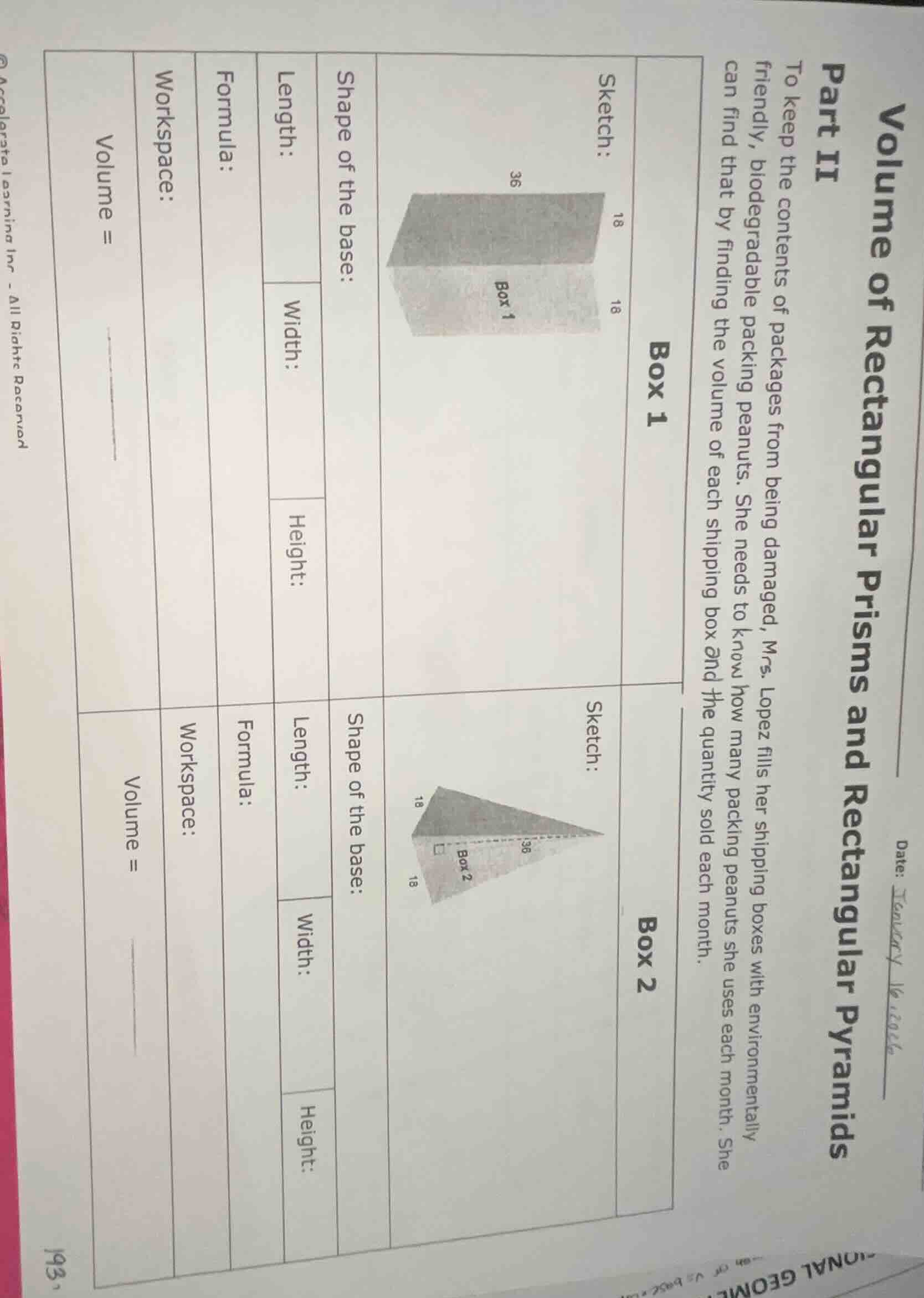 volume of rectangular prisms and rectangular pyramids part ii to keep t…