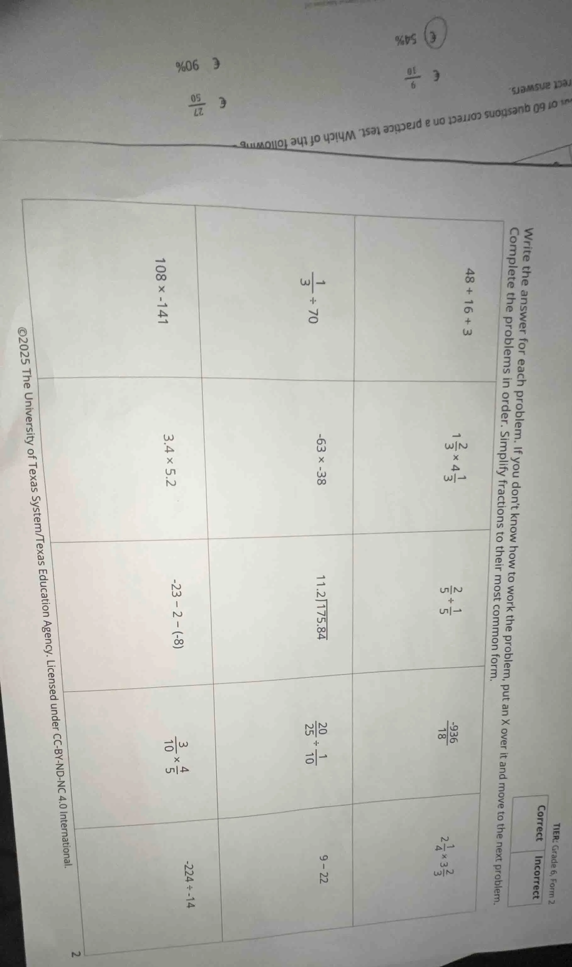 write the answer for each problem. if you dont know how to work the pro…