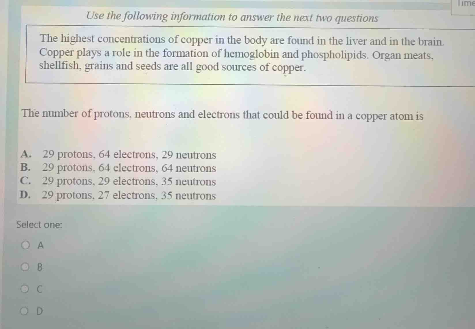 use the following information to answer the next two questions the high…