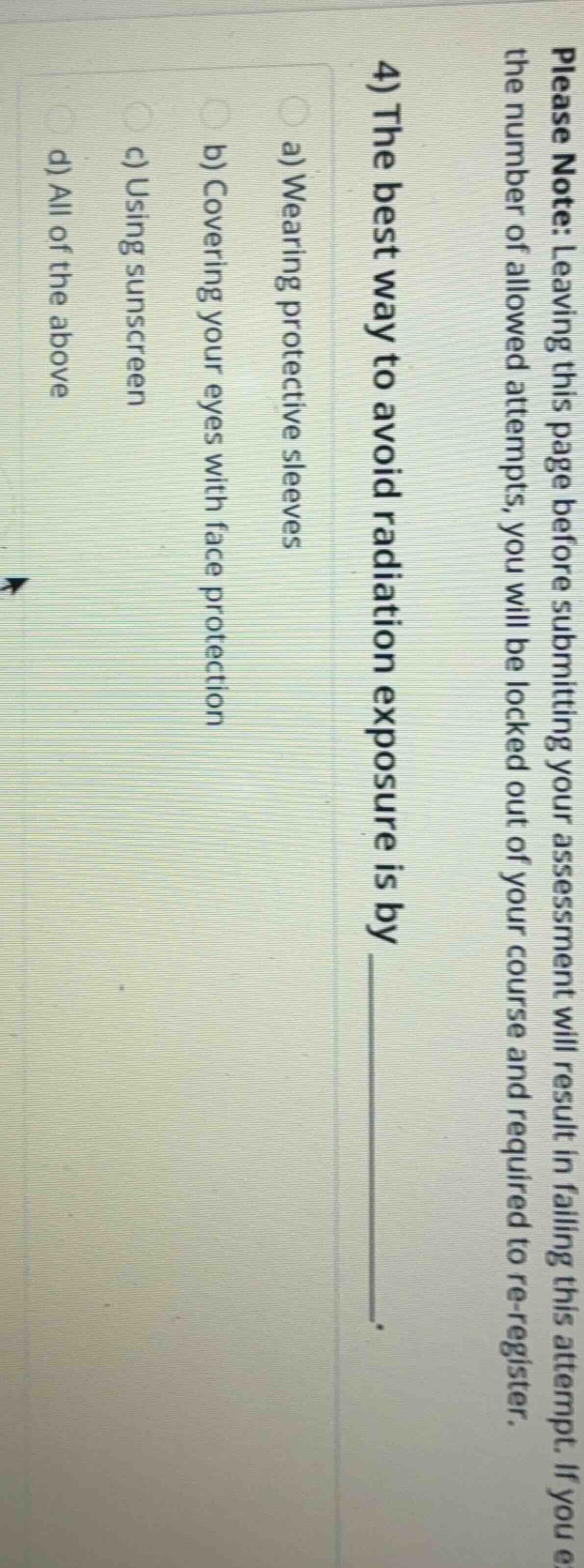 please note: leaving this page before submitting your assessment will r…