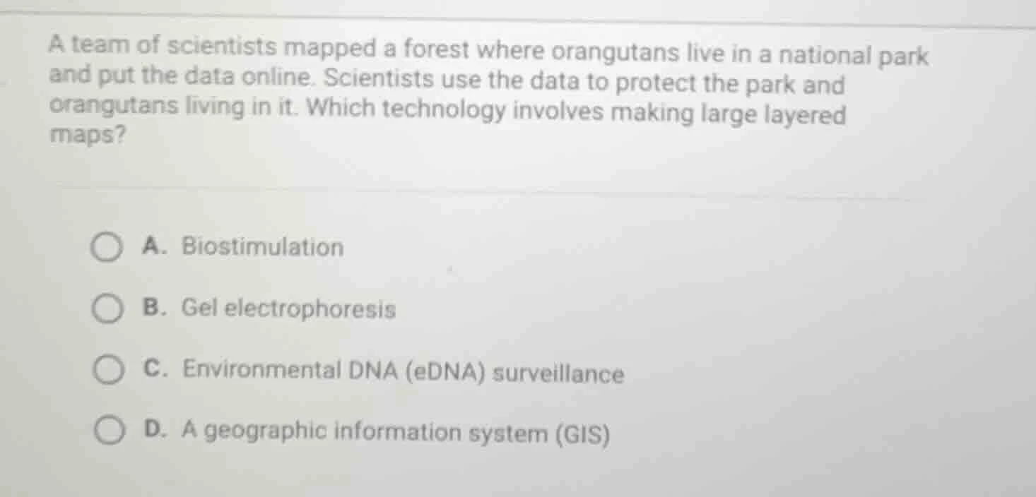 a team of scientists mapped a forest where orangutans live in a nationa…