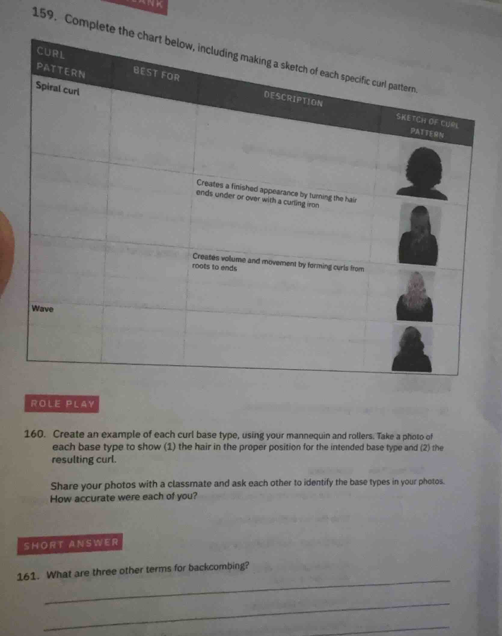 159. complete the chart below, including making a sketch of each specif…