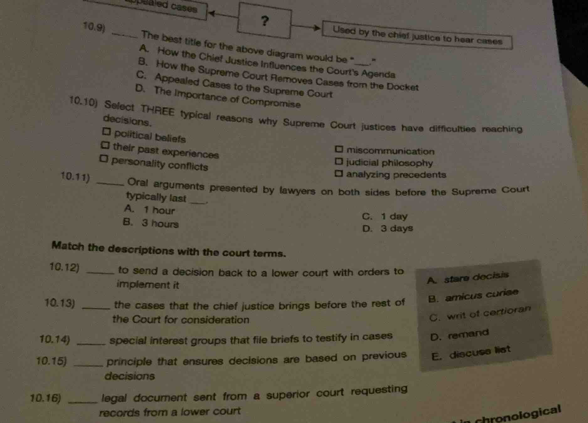 10.9) ____ the best title for the above diagram would be “___.” a. how …
