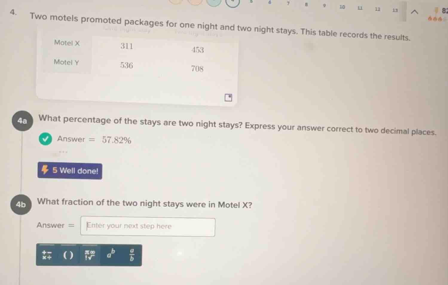 4. two motels promoted packages for one night and two night stays. this…