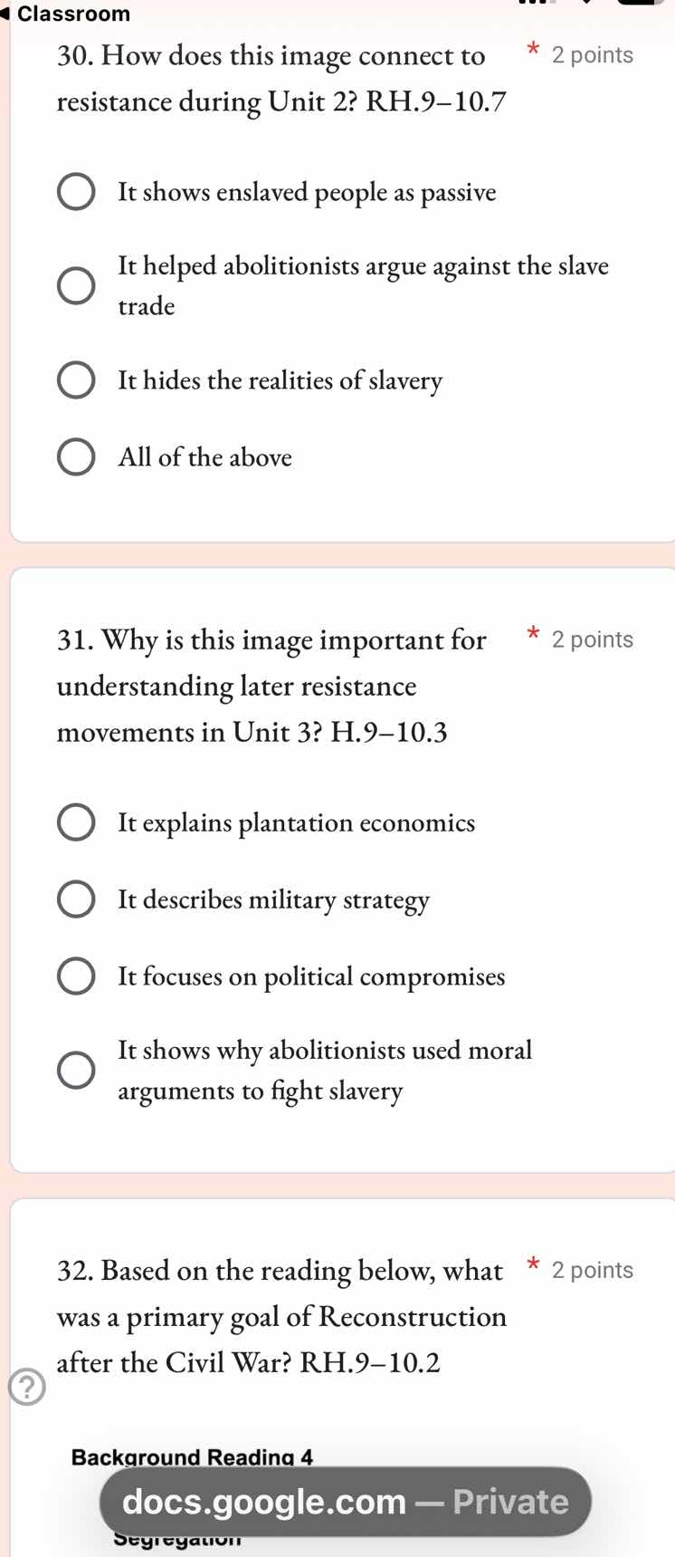 30. how does this image connect to resistance during unit 2? rh.9–10.7 …